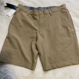 adidas Men's Khaki Flat Front Shorts NWT
